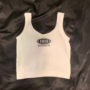 1919 Fashion YY cropped tank top